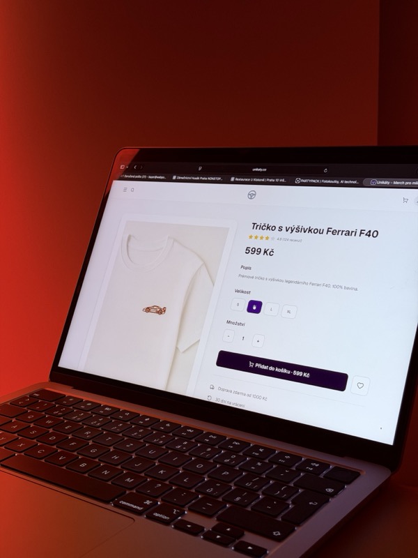 Moderní e-shop na míru s platební bránou a automatickou fakturací